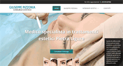 Desktop Screenshot of chirurgoesteticopizzonia.it
